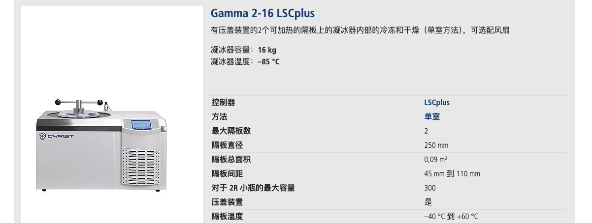 Gamma 2-16 LSC Plus